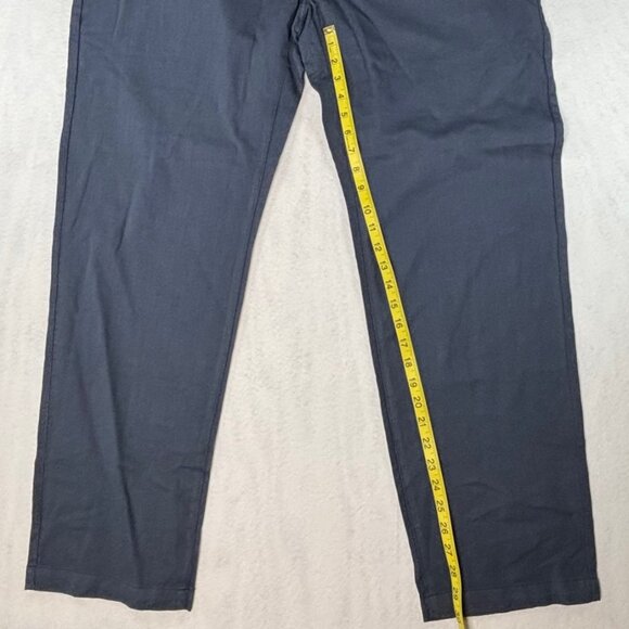 Flint and Tinder 365 Mens 42x32 Navy Blue Pants Casual Chinos Straight Leg - Picture 6 of 16